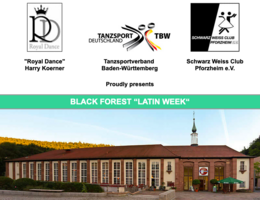 Internationale WDSF Lateinturniere im Schwarzwald