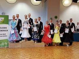 Ranglisten in Aachen und WDSF Open in Albanien
