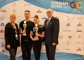 Ziga Ehrung Regio-Cup Tanzen 2018 für Marco Ziga und Melody Badt