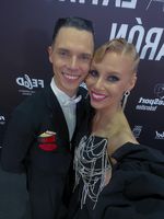 Tomas und Violetta Fainsil in NAron - Foto: Privat GrandSlam-Silber für Fainsils